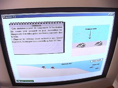 Photo-23 Animations sur la formation des roches sdimentaires (CD-ROM SVT 5me de Bral).