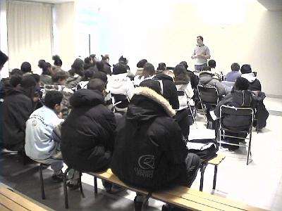 Photo-1 Prsentation par Olivier Durant du SIARV (Syndicat Intercommunal pour l'Assainissement de la Rgion de Villeneuve-Saint-Georges).